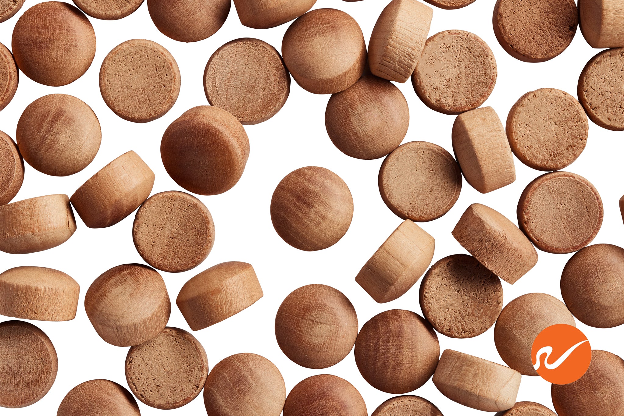 1/2" Cherry Oval Wood Plugs - WidgetCo